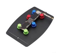 Drivstraw Multi-Functional PCB Holder Helping Hands Soldering Tool with Magnetic Third Hand| Heavy-Duty Metal Base for Stable Electronic Repair and DIY Projects| 140x100mm