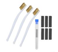 Drivstraw Nozzle Cleaning Kit with 0.4 mm Stainless Steel Needles, Silicone & Copper Wire Brushes - Compatible with A1
