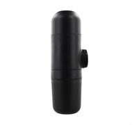 Drivstraw Portable Manual Coffee Machine - Compact Travel Espresso Maker for Fresh Brews Anywhere, ABS Construction, 20 x 6 cm, Black