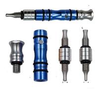 Drivstraw Professional Automotive Dent Repair Kit - Paintless Body Panel Puller Tool with Interchangeable Steel Tips for DIY Car Dent Removal, No Damage(A)