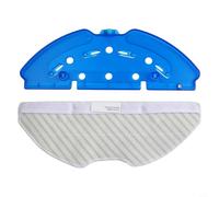 Drivstraw Robotic Vacuum Mop Holder with Microfiber Cloth for Polaris PVCR 5001, For IQ Home 6001, PVCRDC 5002/6002 - Plastic Frame Board for Easy Storage & Drying