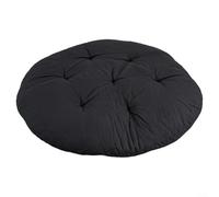 Drivstraw Round Hanging Basket Chair Cushion 60x60cm Polyester Ergonomic Papaya Chair Pad with PP Cotton Fill for Rocking Chair Indoor Outdoor Patio Furniture(G)