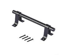 Drivstraw Sliding Door Pull Handle,with Black Carbon Steel Finish Vintage Country Barn Design Hardware,for Sliding Doors in Rustic and Environments