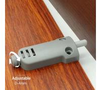Drivstraw Soft Closer for Kitchen and Bathroom Cabinet Doors, Heavy Duty Drawer Damper with Quiet Closing Buffer, Grey ABS Engineering Plastic, Compatible with