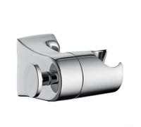 Drivstraw Stainless Steel No-Drill Shower Bracket for Handheld Shower Head - Adjustable Angle Wall-Mount Holder, 304 Grade, Silver Finish, Fits 1/4 Inch Connection,