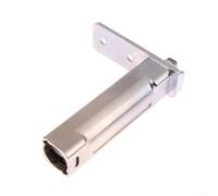 Drivstraw Stainless Steel Refrigerator Door Hinge with Automatic Closing Spring| Replacement Pivot for Most Standard Freezer & Fridge Models| Silver 3.77x2.95 Inch