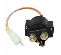 Drivstraw Starter For Relay Solenoid for GY6 For 50cc-250cc For ATV, Scooter, Go-Kart & Moped - Heavy-Duty Copper Coil, 2-Pin Male Connector, 14-inch Extra-Long Wire, Direct