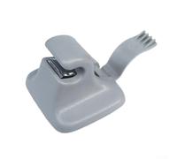 Drivstraw Sun Visor Snap Hook Replacement (OEM 5ND857561B) for, Magotan, For Passat CC, 6, and For Beetle - ABS Construction, Beige or Gray(Gray)