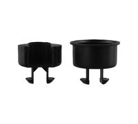 Drivstraw Tailgate Pivot Bushing Set for Ram 1500 2500 3500 2002-2008 2003-2009, Includes 55276077AB 55276076AD, 2 Pack, Black Plastic