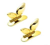 Drivstraw Toilet Lid Handles 2 Pack Hygiene Non-Touch Strong ABS Plastic Acrylic Large Area Self- Bathroom Accessories Three Colors Home Hotel(Gold)