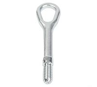 Drivstraw Tow Hook Towing Eye Metal Silver for A-Class W169 B-Class W245 C-Class W203 CLK W209 CLS Bumper Direct Replacement Part Number A2206280135 1 Piece