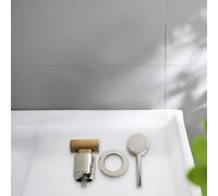 Drivstraw Wall-Mounted Round Concealed Manual Mixer Valve for Shower Faucets - Brass Construction with Chrome/Black/Gold Finish, Single-Lever & Flow Control,(Chrome)