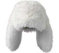 Drivstraw Women's Bunny Ear for Beanie Hat, Soft Fuzzy Winter Warm Cap | With Long Rabbit Ears, for Cozy Windproof Thermal Headwear for Cold Weather, One Size Fit