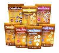 Drizzilicious Mini Rice Cake Bites Variety Mix, 113g Per Bag, Pack of 7