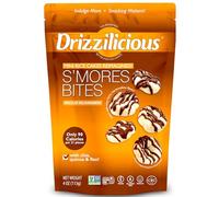 Drizzilicious Mini Rice Cakes S'mores - Rice Crisps, Healthy Snack for Adults and Kids, Flavored Rice Cakes, Vegan, Gluten Free, Allergen Free, Only 90 Calories Per Serving- 4 oz (Pack of 1)
