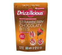 Drizzilicious Strawberry Chocolaty Bites, Mini Rice Cakes, 113g, Vegan, Gluten-Free