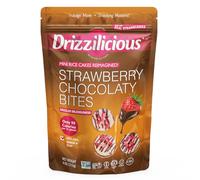 Drizzilicious Strawberry Chocolaty Bites, Mini Rice Cakes, 113g, Vegan, Gluten-Free