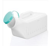 DRJKHL 1000 ml Leak & Smell Proof Urine Bottles Male Spill Proof. Special Male Urine Bottle with Soft Edges, Glowing Lid. Portable Male Urinal Bottles for Men