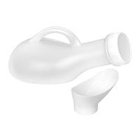 DRJKHL Leakproof Portable Urinal 1000ML Unisex Urinals Toilet Bottle Spill Proof with Screw Top Lid Female Urine Bottles for Car Travel Elderly