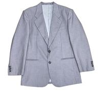 Drkobr Women's Two Buttons Blazer Notch Lapel Suit Jacket for Homecoming Uniform Grey