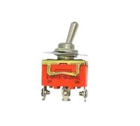 DRKUTVARV 1pc E-TEN1021 1121 1122 1221 1321 1322 Series Orange Toggle Switch 15A 250VAC ON Off ON 2/3 Positions 2/3/4/6 Pins(E-TEN1121 3Pins)