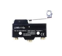 DRKUTVARV 1pcs LXW5-11G3 Momentary Hinge Roller Lever Limit Switch 1NO1NC 3 Terminals 15A