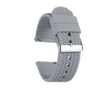 DRKUTVARV Silicone Watch Band 18mm 20mm 22mm 24mm Soft Rubber Strap with Bracelet Quick Release Sport Replacement Wristband