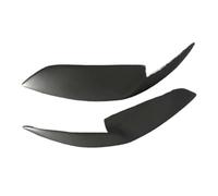 Drkxdt Led Tail Light Carbon Fiber Car Headlight Eyebrow Cover Trim Sticker Head Lamp Eyelid For Toyota For Corolla 10th 2007-2009 Glass(Carbon Fiber)