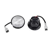 Drkxdt LED Wing Mirror Indicator 2X Led Dynamic Z Logo Side Marker Light Signal Sequential Blinker Accessories For Nissan For Nismo 370Z 350Z For Coupe Z34 Z33 2003-2020(Dynamic Crystal)