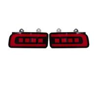 Drkxdt LED Wing Mirror Indicator Car Accessories A Pair Of LED Brake Lights For CR-V For CRV 2015 2016 Rear Bumper Reflector Fog Light Led Turn Signal Lamp(Red Shell)