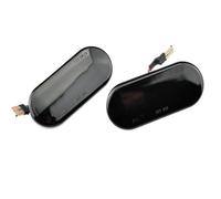 Drkxdt LED Wing Mirror Indicator Dynamic Side Marker Light Side Signal Lights For SEAT For Leon For Ibiza 6L 1993 1994 1995 1996 1997 1998 1999 2000 2001 2002 2003-2008(Smoky Black)