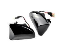 Drkxdt LED Wing Mirror Indicator Sequential LED Side Marker Light Turn Signal Mirror Indicator For Smart For Fortwo 451 MK1 & MKII 2007 2008 2009 2010 2011 2012-2015(Dynamic Black)
