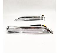 DRL Fog Lamp Turn Signal Light 2PCS Car LED Daytime Running Light For Lexus For RX300 For RX330 For RX350 1998 1999 2000 2001 2002 Bumper Fog Light(White)