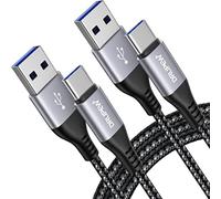 DRLIPEW [2-Pack/2M ] USB Type C Fast Charger Cable, Long USB A to USB C Fast Charging Braided Cable Lead for Samsung Galaxy S22 S21+ S20 Plus S10 S9 S8 A13 A12 A53 A51 A71,Huawei P30 P20, PS5,HTC 10