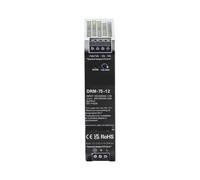 DRM 75W 150W 240W 500W 12V 24V 48V Din Rail Mounted Industrial Power Supplies(Size:48V,Color:75W)
