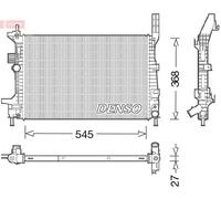New Radiator, engine cooling for FORD:KUGA II,C-MAX II,ESCAPE II,FOCUS III