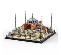 DrmBeyd Architecture Building Blocks for Adults, 1436 Pieces Hagia Sophia Architectural Building Blocks Set, World Famous Church Bricks Model Toys, Ideal Display and Home Decor Gift