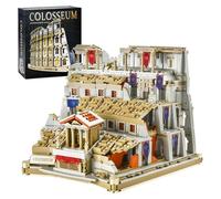 DrmBeyd Architecture Roman Colosseum Building Set for Adults, 2148 PCS Landmark Architecture Building Block Kits with Light, Rome Colosseum Model Kit, Home Decor Gifts
