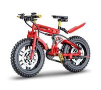DrmBeyd Bicycle Building Kit, 235 PCS Mountain Bike Building Block Model Set, Construction Bicycle Blocks Toy, Home Decor Party Favors Gift for Adults and Kids