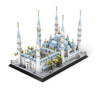 DrmBeyd Blue Mosque lstanbul Architectural Building Blocks Model, World Landmark Architecture Blue Mosque Building Set, Home Decor Gifts for Adults and Teens, 1129 PCS