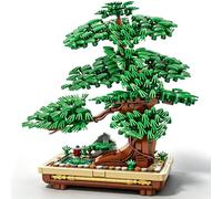 DrmBeyd Botanical Bonsai Tree Building Blocks Set Pine Plant Building Model