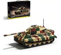 DrmBeyd Leopard 1 Tank Building Set for Adults, Leopard 1 Main Battle Tank Building Blocks Kit, Modular 1:26 Scale Military Tanks Modell, Home Office Decor Gifts for Military Fans (1273 PCS)