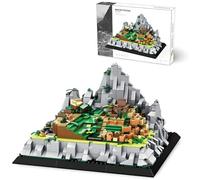 DrmBeyd Machu Picchu-Cusco Building Set for Adults, 1039 PCS Landmark Architecture Building Block Kits, Machu Picchu-Cusco Architectural Model, Home Decor Gifts for Adults and Teens