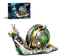 DrmBeyd Mechanical Snail Building Block Set, 458 PCS Ideas Animal Building Blocks, DIY Mechanical Punk Insect Model Kit Toy for Adults, Home Office Decor Halloween