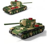 DrmBeyd Military Building Blocks Set - Scale 1:40 Soviet Heavy Tank Building Blocks Model, 876 PCS Army Heavy Tank Bricks Kit, Home Office Decor Gift for History Enthusiasts