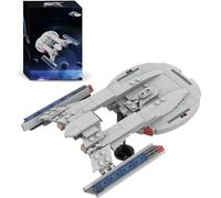 DrmBeyd MOC Spaceship Building Set, Sci-Fi Space Cruiser Building Blocks Model, Wars Spaceship Blocks Model Toys, Collectible Star Ship Gift for Movie Fans, 219 PCS