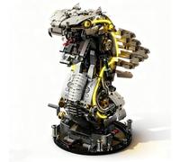 DrmBeyd STEM Mechanical Cobra Building Set, 1186+ Pieces Land Animals Building Blocks with Display Stand, Ideas Snake Animal Bricks Toy, Home Office Decor Gift for Sea Lovers