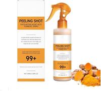 DrMelaxin Peel Shot Exfoliating Kojic Acid,Keratin Care Kojic Acid Turmeric Spray, Soothing Clear Soft Exfoliating Face and Body for All Skin Types (2PCS)