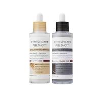 DrMelaxin Peel Shot Glow - Gentle Rice Exfoliating Ampoule (white+black)