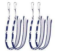 DRMFLE 4pcs Set of Vibrant Tzitzits Tassels for Prayer Shawls, Home Decor Tassels with Buckles for Hebrew Men Women, Ideal for Hanukkah, Weddings & All Occasions (Blue)